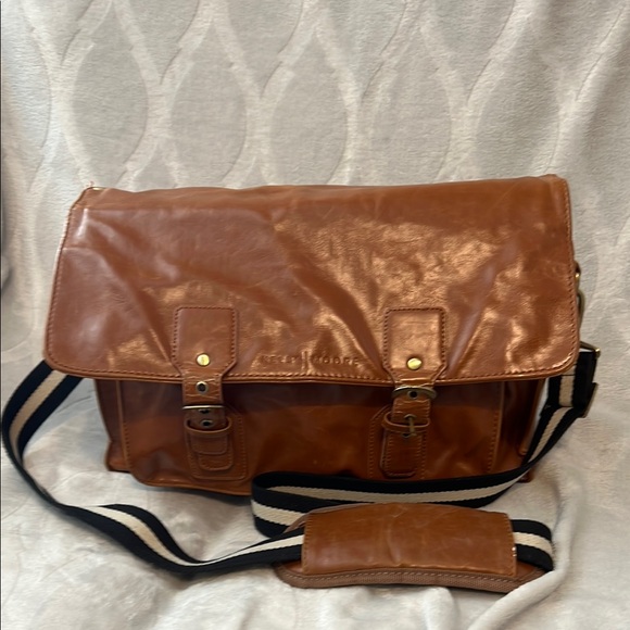 Kelly Moore Brown Satchel Bag - Picture 1 of 12